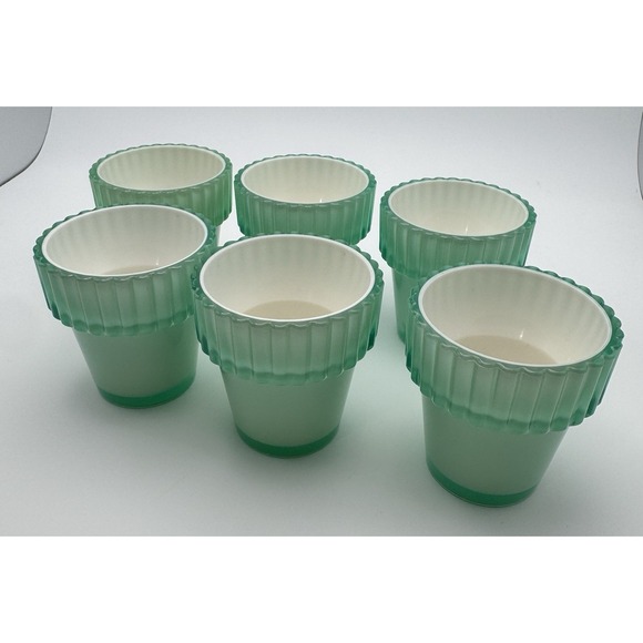 American Girl Other - American Girl Doll LOT OF 6 Flower Pots Green Garden Goodies Flowerpots